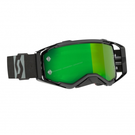 MASCHERA SCOTT PROSPECT lente a specchio verde nero e grigio  motocross enduro dh