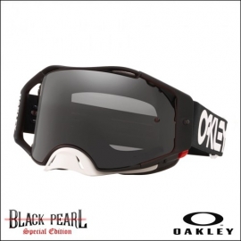 Maschera Oakley Airbrake MX BLACK PEARL special edition lente fumè Motocross Enduro Mtb