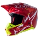 Casco ALPINESTARS SM-5 ACTION rosso giallo blu motocross quad enduro