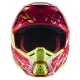 Casco ALPINESTARS SM-5 ACTION rosso giallo blu motocross quad enduro