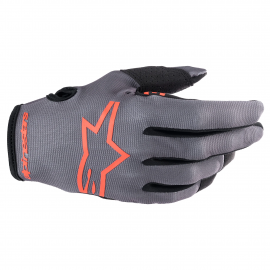 ALPINESTARS GUANTO RADAR arancione grigio motocross enduro quad mtb