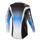 Completo Alpinestars TECHSTAR PUSH 23 blu bianco azzurro motocross enduro Quad