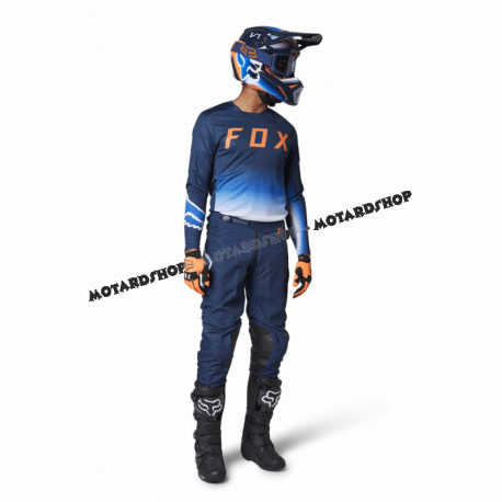 Completo motocross FOX 360 FGMNT 2023 blu Enduro Quad