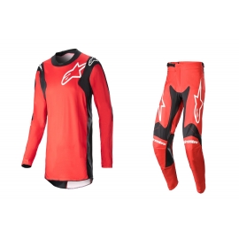 Completo Alpinestars TECHSTAR ARCH 23 nero motocross enduro Quad