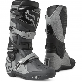 Fox stivale MOTION grigio e nero motocross enduro 