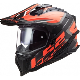 CASCO LS2 MX701 EXPLORER ALTER nero arancione ENDURO STRADALE 