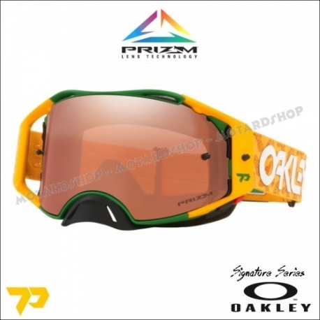 Maschera OAKLEY AIRBRAKE MX Toby Price Signature - Prizm Black motocross Enduro Mtb