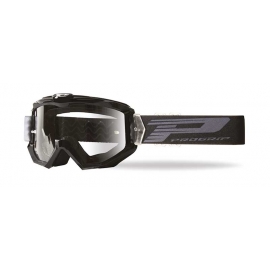  Maschera PROGRIP 3201 atzaky NERO lente chiara motocross enduro mtb