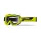  Maschera PROGRIP 3201 atzaky giallo fluo lente chiara motocross enduro mtb