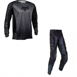 Pantalone motocross FOX FLEXAIR RIET grigio e giallo fluo enduro quad