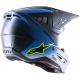 Casco ALPINESTARS SM-5 RAYON blu nero motocross quad enduro