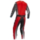 Completo motocross FLY RACING 2023 KINETIC KORE rosso e  grigio enduro quad