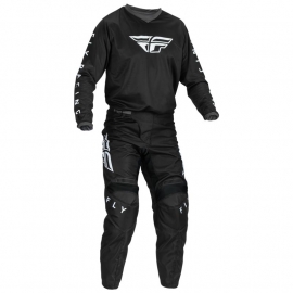 Completo motocross FLY RACING 2023 F16 nero e bianco enduro quad