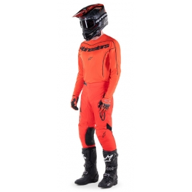 Completo motocross Alpinestars Fluid LURV arancione enduro Quad