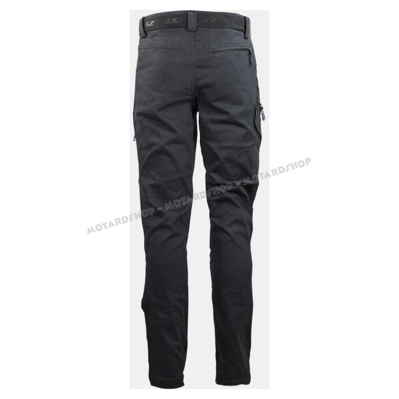 Pantalone Moto LS2 STRAIGHT uomo grigio scuro strada granturismo