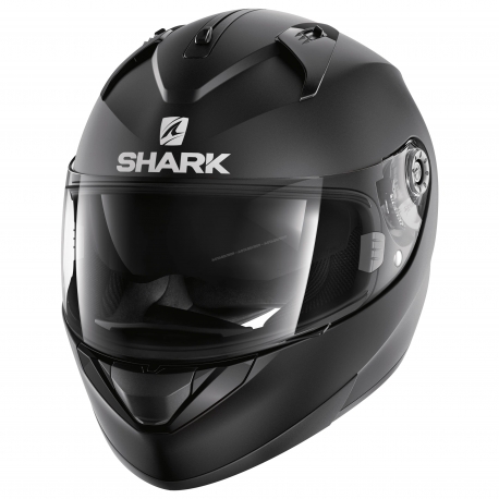 Casco SHARK RIDILL BLANK nero opaco moto strada scooter