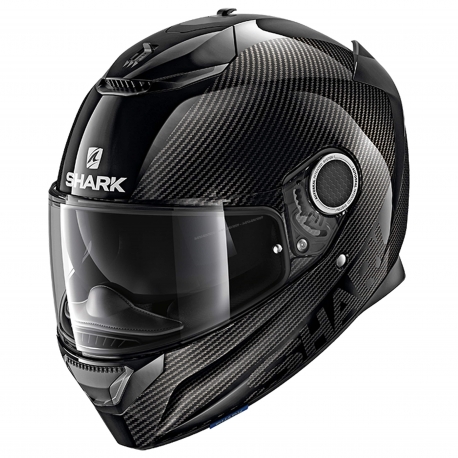 Casco integrale SHARK SPARTAN CARBON SKIN nero moto strada scooter