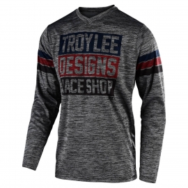 Maglia Motocross Troy Lee Designs  GP ELSINORE blu grigio enduro quad