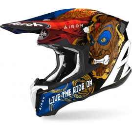 CASCO AIROH TWIST 2.0 TIKI multicolor motocross, enduro quad