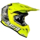 Casco Motocross Just1 J39 KINETIC camo grigio arancio fluo Enduro Quad Supermotard