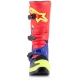 Stivale ALPINESTARS TECH 3 rosso blu giallo fluo motocross enduro