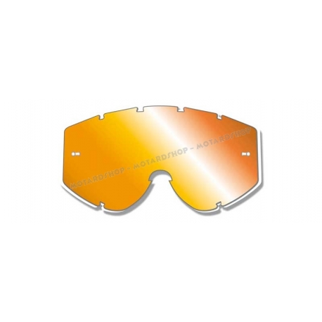 PROGRIP Lente specchio arancione maschera ATZAKI 3201 motocross quad enduro