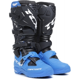 STIVALE TCX Comp Evo 2 Michelin nero azzurro motocross enduro quad