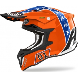 Casco AIROH STRYCKER HAZZARD motocross enduro quad 