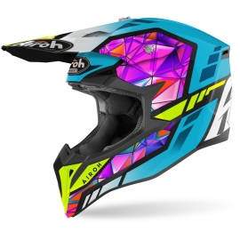 CASCO AIROH WRAAP DIAMOND multicolore motocross, enduro quad