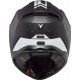 Casco integrale LS2 FF811 VECTOR 2 SPLITTER nero bianco Moto Scooter