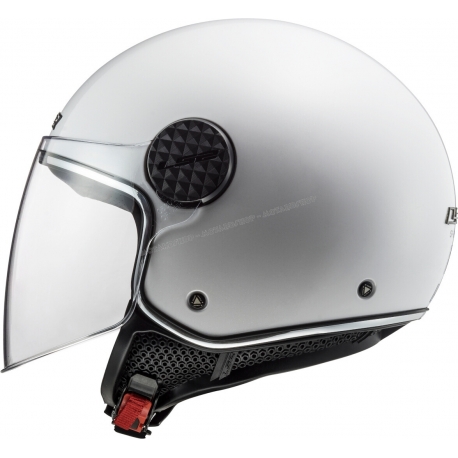 Casco jet LS2 OF558 Sphere LUX bianco lucido Moto Scooter