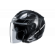 Casco FG JET KOMINA nero moto da strada scooter