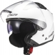 CASCO JET LS2 OF600 COPTER bianco lucido moto strada scooter