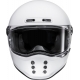 Casco integrale HJC V10 vintage bianco moto da strada scrambler