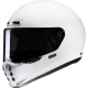 Casco integrale HJC V10 vintage bianco moto da strada scrambler