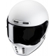 Casco integrale HJC V10 vintage bianco moto da strada scrambler