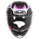 Casco integrale HJC C10 TINS bianco fucsia moto da strada scooter