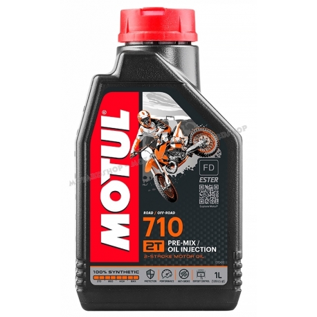 MOTUL 710 olio miscela 2T moto motocross enduro