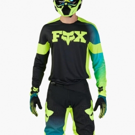 Completo motocross FOX 360 STREAK 2024 nero giallo enduro quad