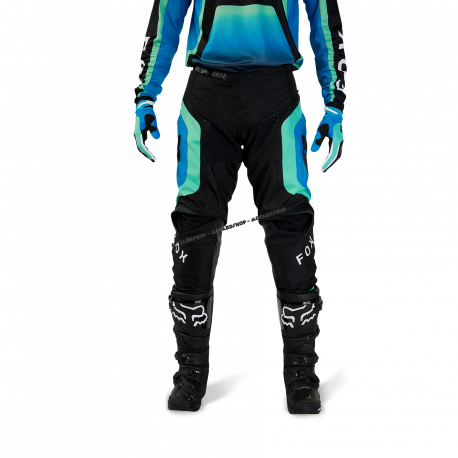 Completo motocross FOX 180 BALLAST 2023 nero e blu enduro quad