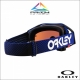 Maschera OAKLEY AIRBRAKE MX MOTO BLUE B1B lente SAPPHIRE motocross Enduro 