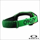 Maschera OAKLEY AIRBRAKE MX MOTO GREEN B1B lente chiara motocross Enduro 