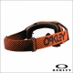 Maschera OAKLEY AIRBRAKE MX MOTO ORANGE B1B lente chiara motocross Enduro 