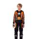 Completo motocross FOX 180 BALLAST BAMBINO 2024 grigio arancione enduro quad