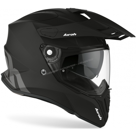 CASCO AIROH COMMANDER COLOR nero moto enduro granturismo