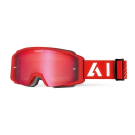 Maschera AIROH BLAST XR1 rossa lente specchiata enduro quad
