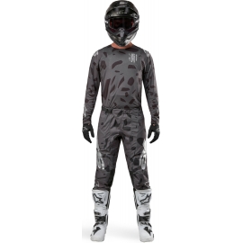 Completo motocross Alpinestars TECHSTAR GRAPHITE nero camo 2024 enduro Quad