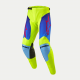 Completo Alpinestars RACER HOEN 2024 giallo fluo e blu motocross enduro Quad