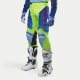 Completo Alpinestars RACER HOEN 2024 giallo fluo e blu motocross enduro Quad