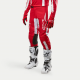 Completo motocross Alpinestars FLUID LURV rosso e bianco enduro Quad